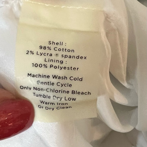 Talbots Ombre Skirt Green White Stripe A Line Pleated Front Skirt Size 8 - Picture 8 of 10